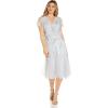 Adrianna Papell Women’s Beaded Midi Dress(Serenity)