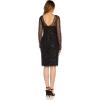 Adrianna Papell Womens Beaded Short Dress(Black)