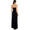 Adrianna Papell Womens Cowl Neck Velvet Gown(Midnight)