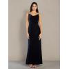 Adrianna Papell Womens Cowl Neck Velvet Gown(Midnight)