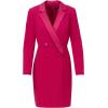 Adrianna Papell Women’s Crepe Tuxedo Sheath Dress(Rich Magenta)