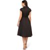 Adrianna Papell Women’s High-Low Cocktail Dress(Black)