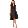 Adrianna Papell Women’s High-Low Cocktail Dress(Black)