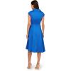 Adrianna Papell Women’s High-Low Cocktail Dress(Ultra Blue)