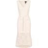 Adrianna Papell Womens Lace Midi Flounce Dress(Ivory)