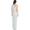Adrianna Papell Women’s Metallic Mesh Gown(Skyway)