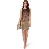 Adrianna Papell Womens Ombre Sequin Sheath Dress(Chocolate)