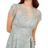 Adrianna Papell Women’s Sequin Embroidery Dress(Icy Sage)