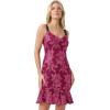 Adrianna Papell Women’s Sequin Embroidery Dress(Magenta)