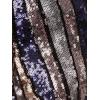 Adrianna Papell Women’s Sequin One Shoulder Gown(Black Multi)