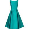 Adrianna Papell Women’s Sleeveless Tea Length Dress, Exotic Jade