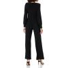 Adrianna Papell womens Matte Jersey Jumpsuit(Black)