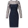Women’s Beaded Short Dress(Navy/Black)