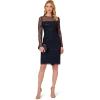 Women’s Beaded Short Dress(Navy/Black)