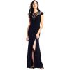 Adrianna Papell Sequin Jersey Dress Dress(Black)