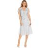 Adrianna Papell Women’s Beaded Midi Dress(Serenity)