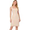 Adrianna Papell Women’s Beaded Square Neck Short Dress(Ivory/Pearl)