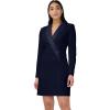 Adrianna Papell Women’s Crepe Tuxedo Sheath Dress(Midnight)