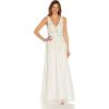 Adrianna Papell Womens Beaded Chiffon Gown(Ivory)