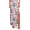 Adrianna Papell Womens Jacquard Long Dress(Blue Multi)
