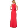 Adrianna Papell Women’s Jersey and Chiffon Gown(Red Hibiscus)