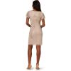 Adrianna Papell Women’s Beaded Mesh Sheath Dress(Marble)