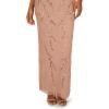 Adrianna Papell Bead Blouson Long Dress, Rose Gold(Rose Gold)