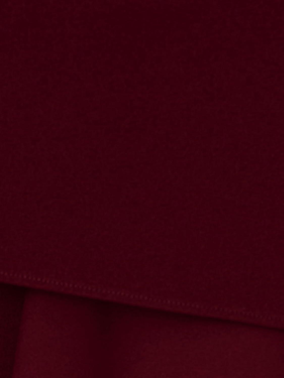 image:imageAdrianna Papell Womens Beaded Knit Crepe GownBlackened Red