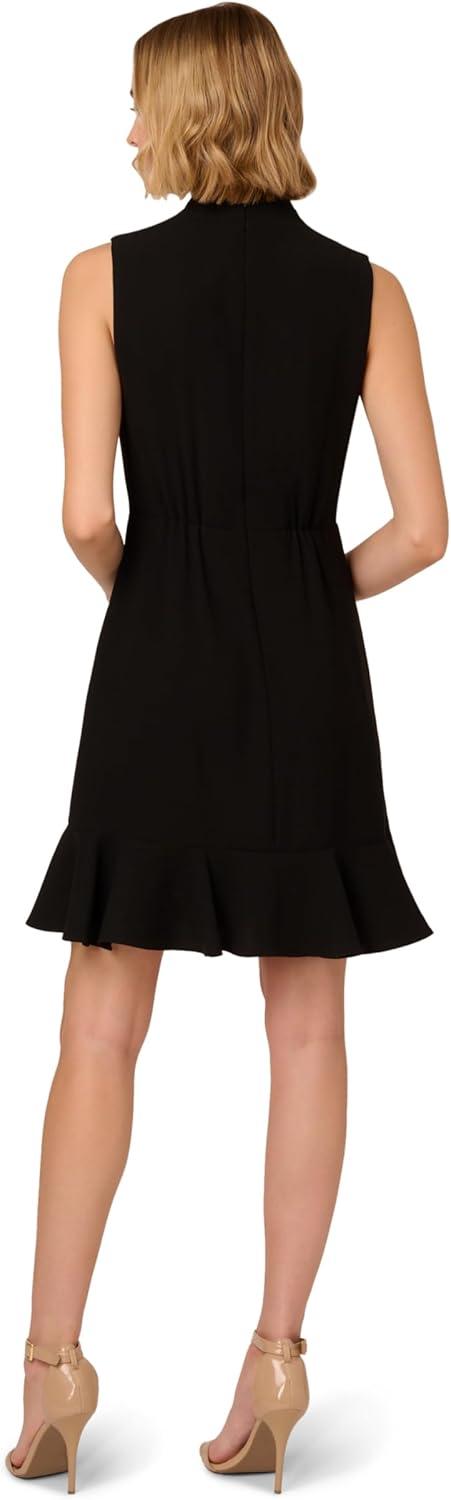 image:imageAdrianna Papell Womens Chiffon Short DressBlack