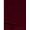 Adrianna Papell Womens Beaded Knit Crepe Gown(Blackened Red)