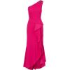 Adrianna Papell Womens Beaded Knit Crepe Gown(Fuchsia)