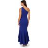 Adrianna Papell Womens Beaded Knit Crepe Gown(Royal Sapphire)