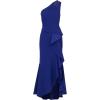 Adrianna Papell Womens Beaded Knit Crepe Gown(Royal Sapphire)