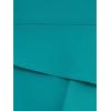 Adrianna Papell Womens Beaded Knit Crepe Gown(Teal Lagoon)
