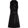 Adrianna Papell Womens Crepe Tuxedo DressDress(Black)