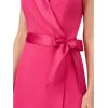 Adrianna Papell Womens Crepe Tuxedo DressDress(Cabaret Pink)