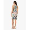 Adrianna Papell Womens Embroidered Column Midi Dress(Blue Multi)