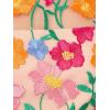 Adrianna Papell Womens Embroidered Column Midi Dress(Pink/Yellow Multi)