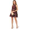 Adrianna Papell Womens Embroidered Short Dress(Pink Multi)