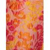 Adrianna Papell Womens One Shoulder Jacquard Dress(Orange Multi)