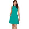 Adrianna Papell Womens Crepe Midi Dress(Exotic Jade)