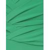 Adrianna Papell Women’s Pleated Layered Short Dress(Botanic Green)
