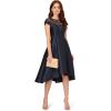 Adrianna Papell Womens Mikado Short Dress(Midnight)