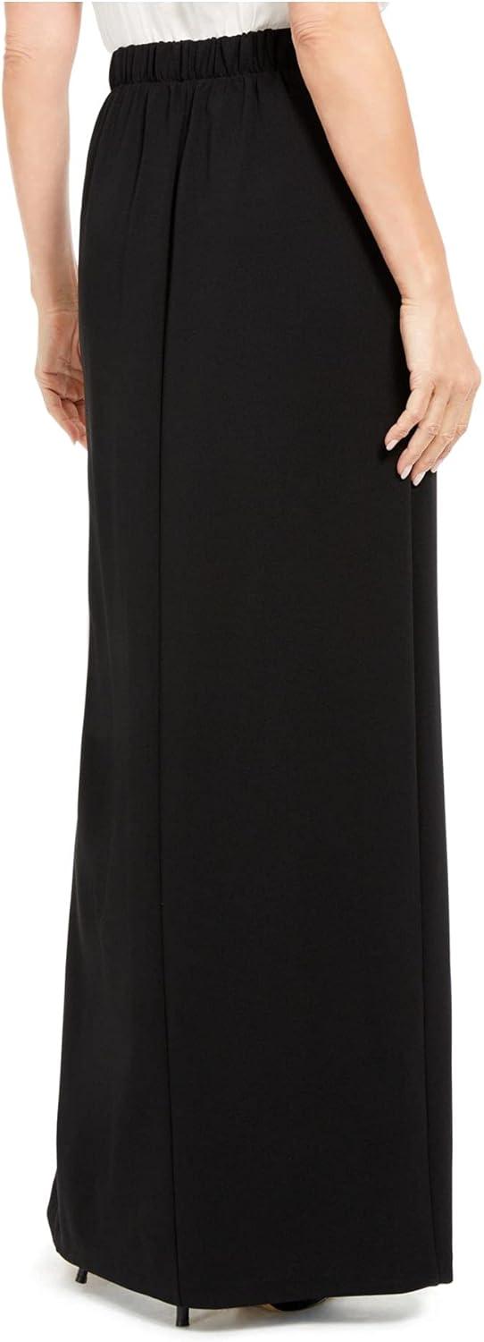 image:imageAdrianna Papell Womens Slit Long Pencil Skirt Black 2