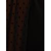 Adrianna Papell Womens Crew Neck Clip Dot 3/4 Sleeve Mc Dress(Black)