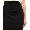 Adrianna Papell Womens Slit Long Pencil Skirt Black 2