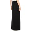 Adrianna Papell Womens Slit Long Pencil Skirt Black 2
