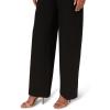 ADRIANNA PAPELL Women’s Knit Crepe Tie Front Jumpsuit | Formal One Piece Jumpsuit with Bell Sleeves & Wide Leg Design(Black)