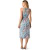 Adrianna Papell Womens Embroidered Midi Dress(Blue Multi)