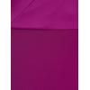 Adrianna Papell Womens One Shoulder Satin Crepe Gown(Wild Orchid)